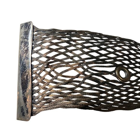 Sarah Cavender Metalworks Woven Metal Belt | Signed Wearable Art - Picture 7 of 7